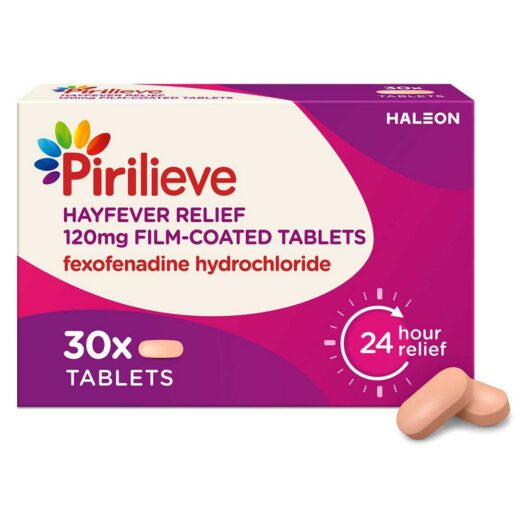 Pirilieve Hayfever Relief 120Mg Film-Coated Tablets - 30