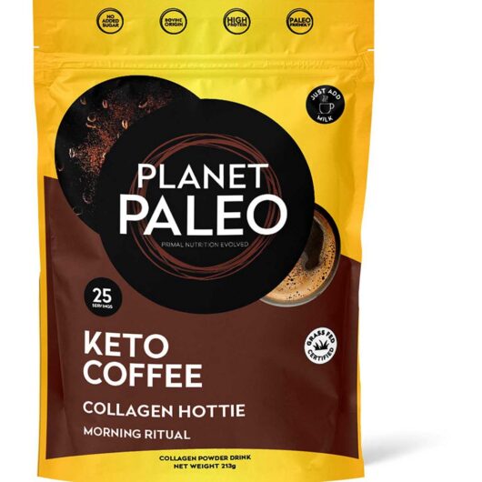 Planet Paleo Keto Coffee Collagen Hottie Powder Drink 213g