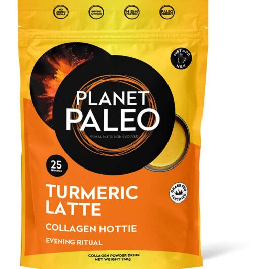 Planet Paleo Turmeric Latte Collagen Hottie Powder Drink 260g