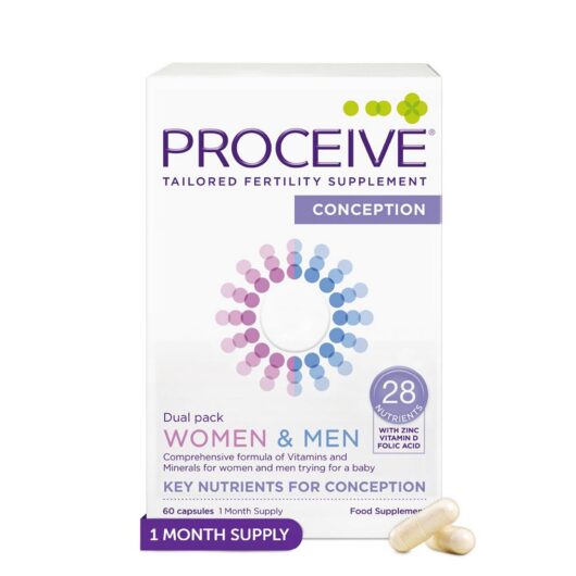 Proceive Advanced Fertility Supplement Women & Men Dual Pack - 120 Capsules