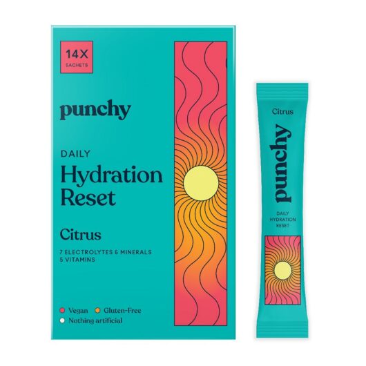 Punchy Electrolytes Daily Hydration Reset Citrus 14 X 4.85G Sachets