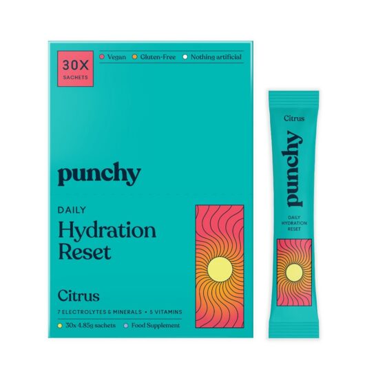 Punchy Electrolytes Daily Hydration Reset Citrus 30 X 4.85G Sachets