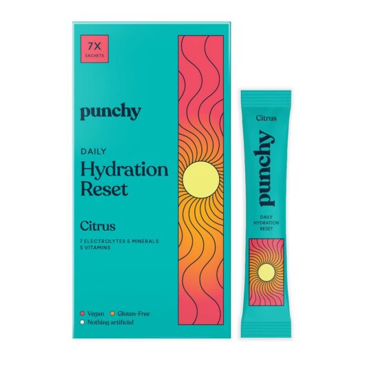 Punchy Electrolytes Daily Hydration Reset Citrus 7 X 4.85G Sachets