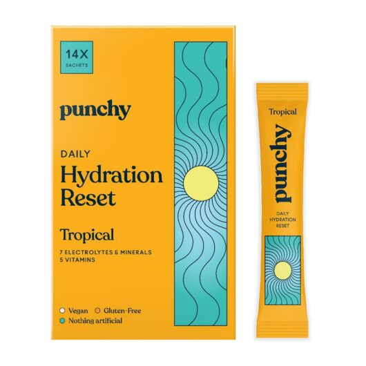 Punchy Electrolytes Daily Hydration Reset Tropical 14X 4.85G Sachets