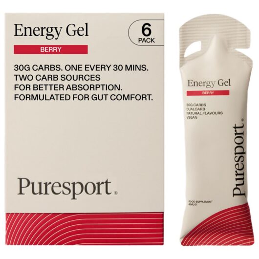 Puresport Energy Gel Sachet Berry 41ml - 6 Sachets