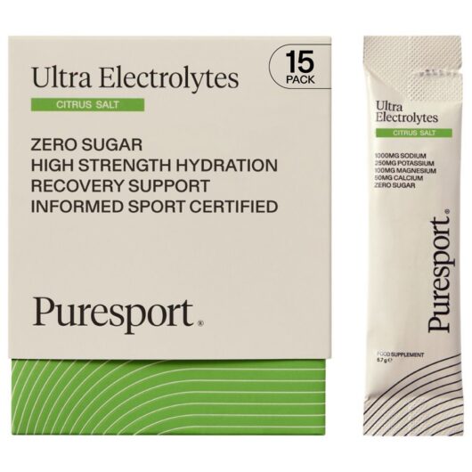 Puresport Ultra Electrolytes - Citrus Salt 6.7G 15 Sachets