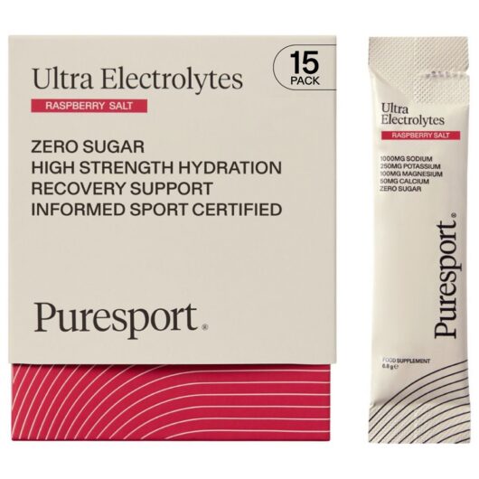 Puresport Ultra Electrolytes Sachets Raspberry Salt 6.8g - 15