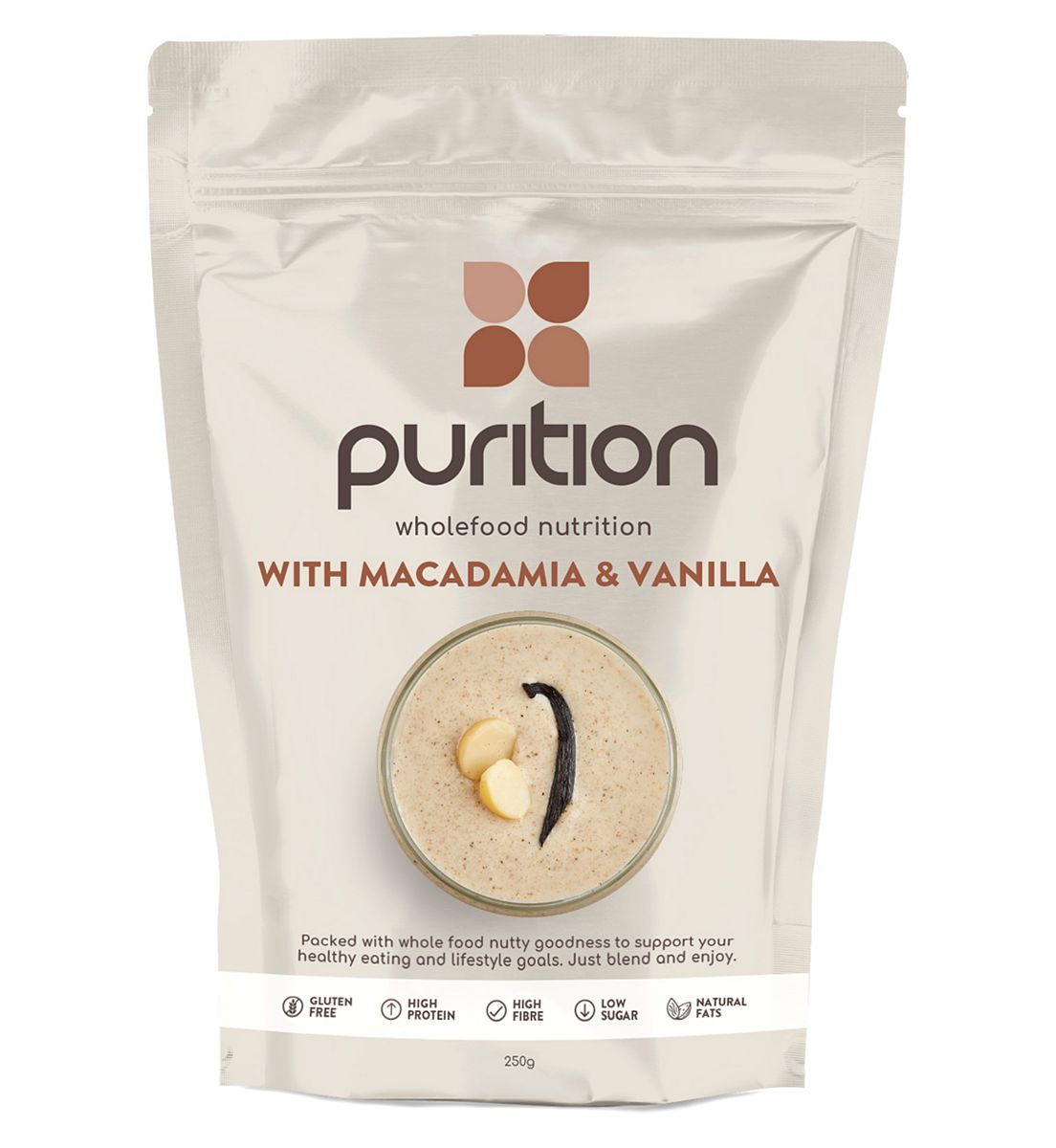 Purition Original Wholefood Nutrition With Macadamia & Vanilla - 250g