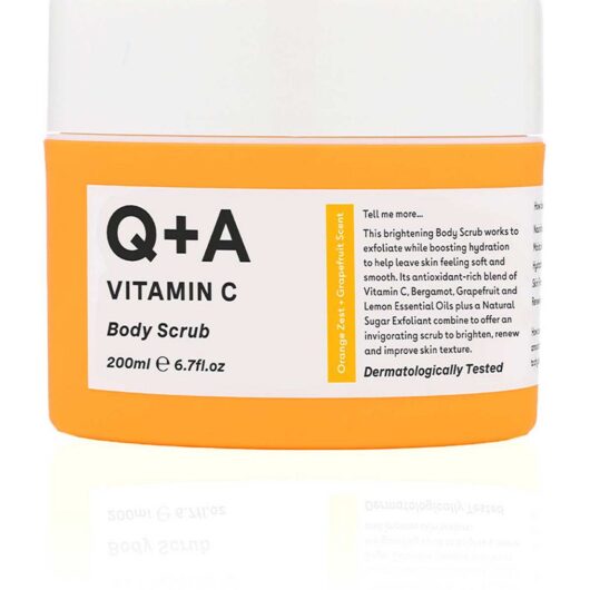 Q+A Vitamin C Body Scrub200 ml, 200ml