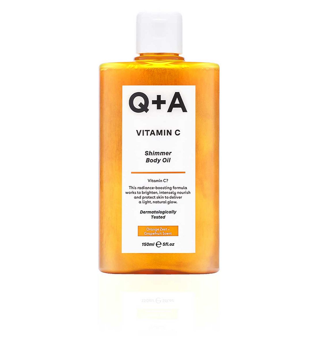 Q+A Vitamin C Shimmer Body Oil 150ml