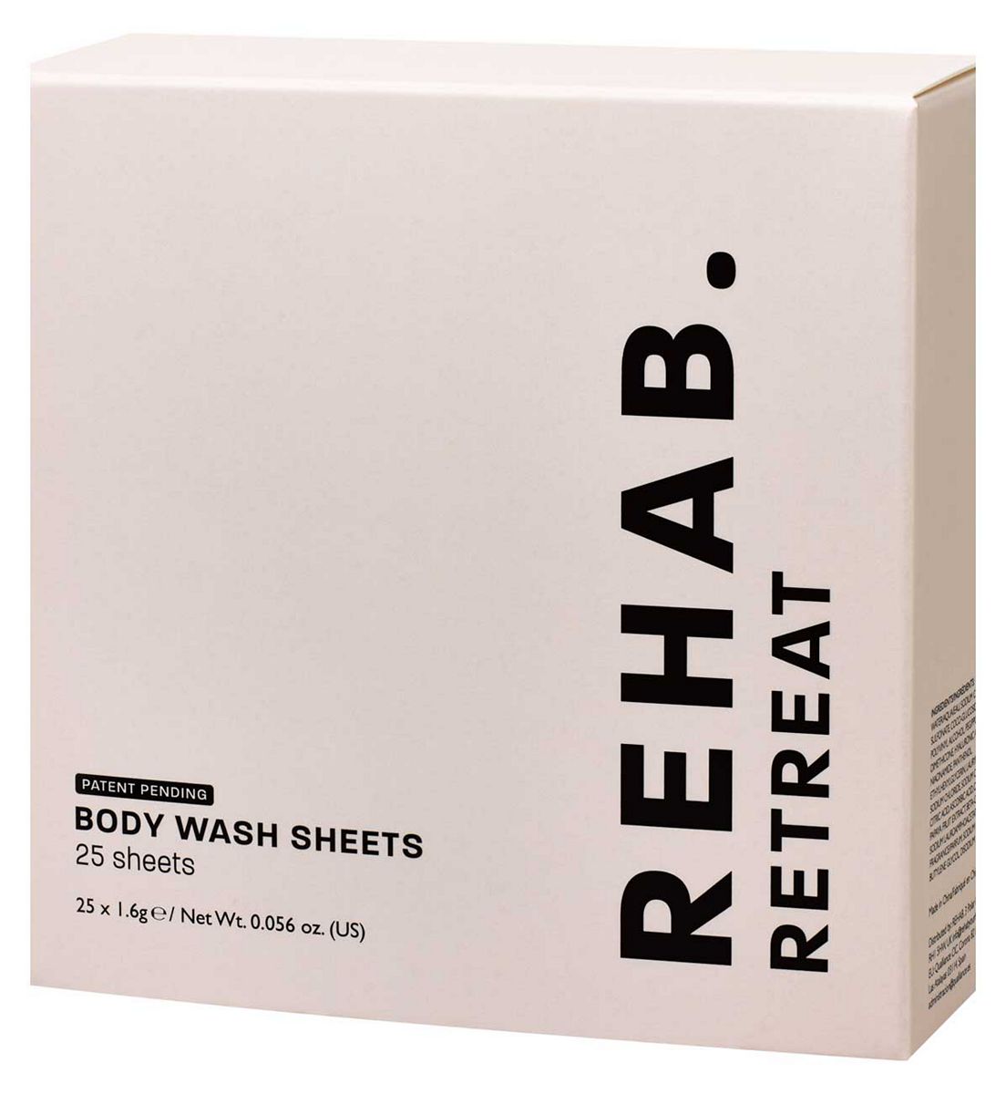 REHAB. Retreat Body Wash Sheets 25