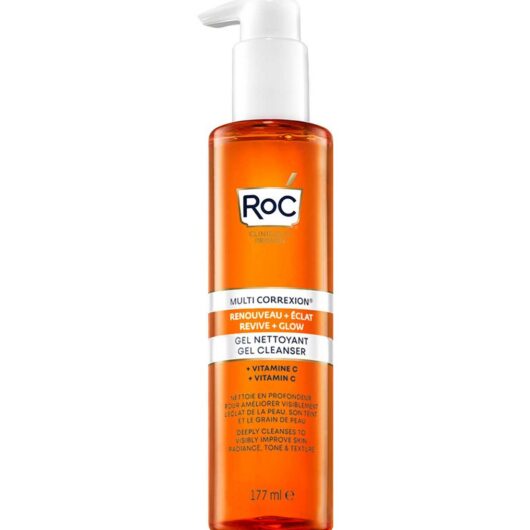 ROC Multi Correxion Revive + Glow Vitamin C Gel Cleanser To Boost Skin Radiance 177ml
