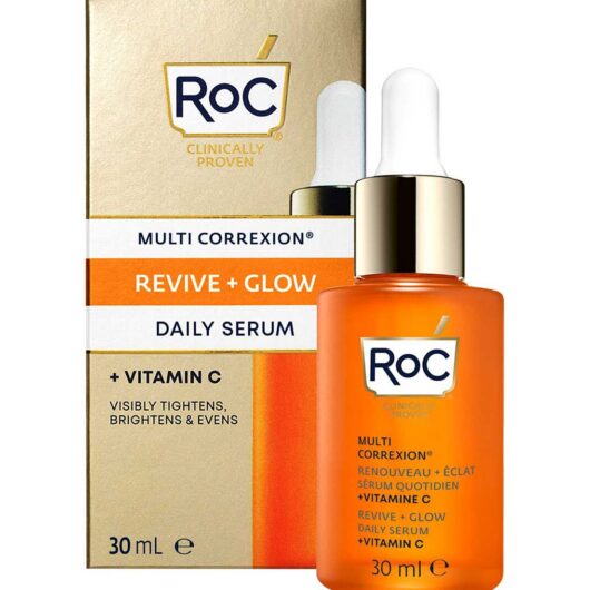 ROC Multi Correxionrevive + Glow Daily Serum, Vitamin C Blend For Brighter, Firmer Skin 30ml