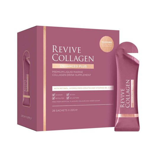 Revive Collagen Enhanced Plus Drink Supplement 10,000Mg 28 X 22G Sachets