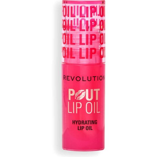 Revolution Pout Lip Oil Cherry Red 4ml