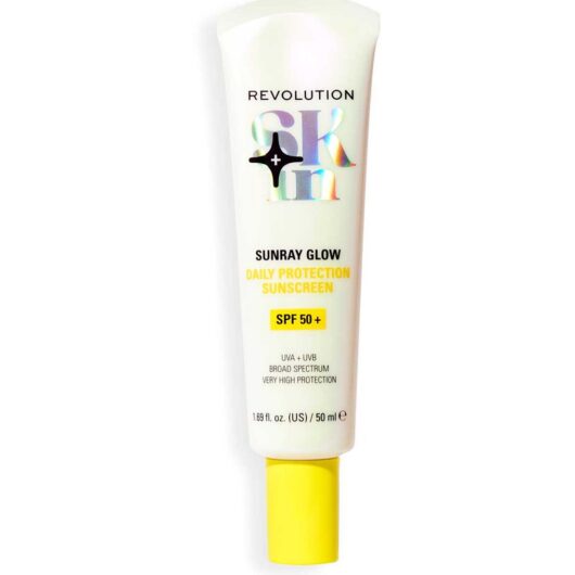 Revolution Skin Sunray Glow Daily Protection Sunscreen Spf 50+ With Vitamin C