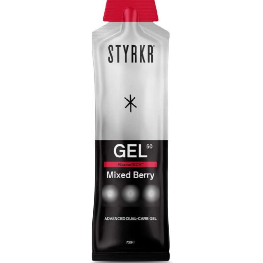 STYRKR Gel50 Mixed Berry Dual Carb Energy Gel 72g