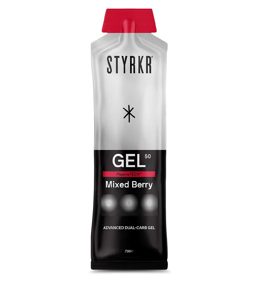 STYRKR Gel50 Mixed Berry Dual Carb Energy Gel 72g