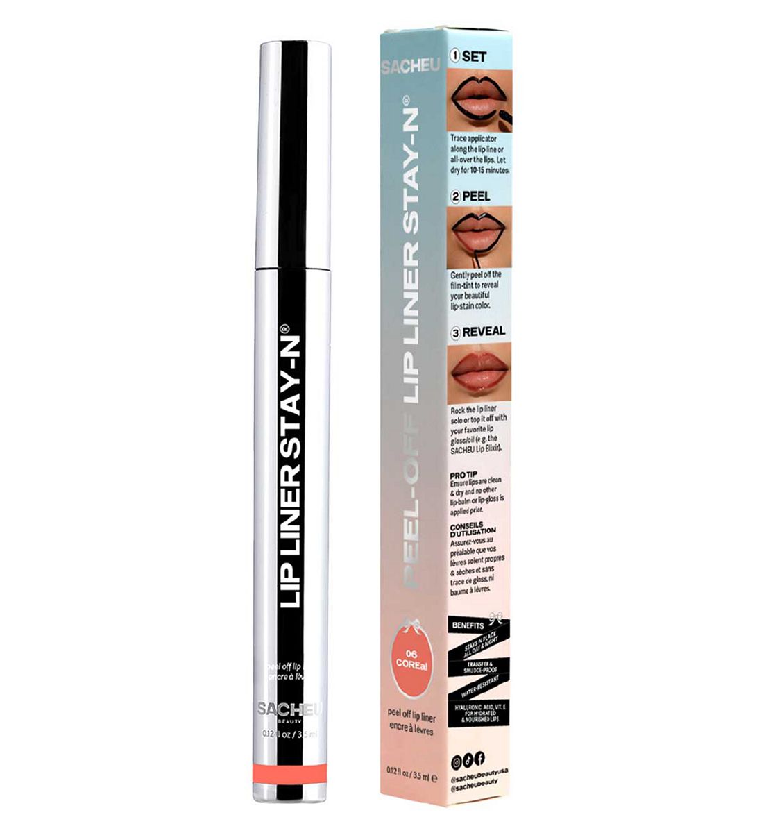 Sacheu Lip Liner Stay-N (Shade: Plumped) 3.5ml