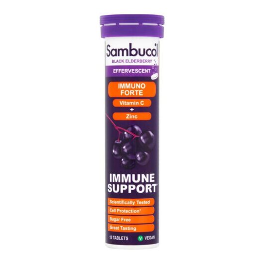 Sambucol Immuno Forte Effervescent Food Supplement - 15 Tablets