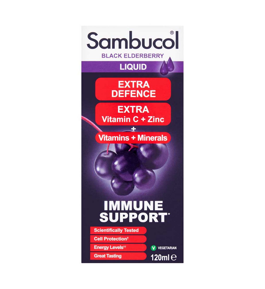 Sambucol Liquid Extra Defence - 120ml