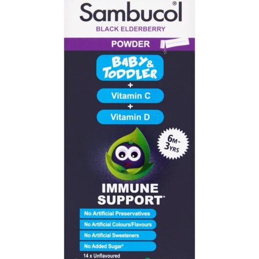 Sambucol Powder For Baby & Toddlers 14 Sachets