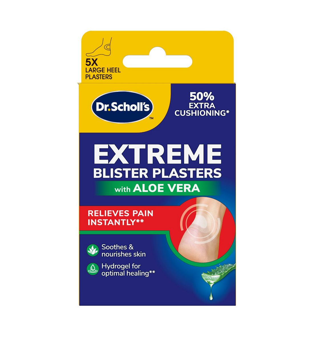 Scholl Dr. 's Extreme Blister Plasters With Aloe Vera