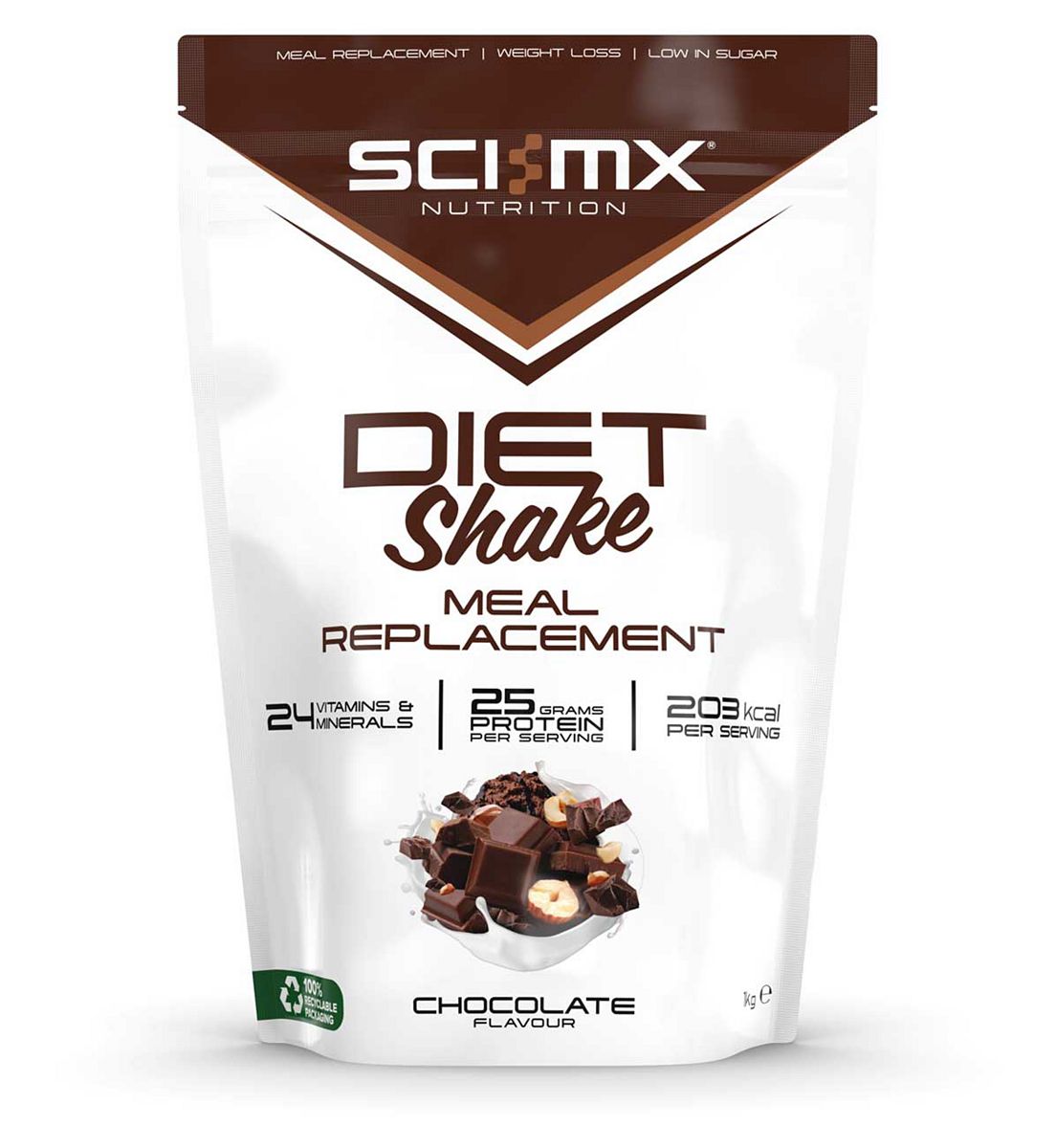 Sci-Mx Diet Meal Replacement Protein Powder Chocolate 1Kg