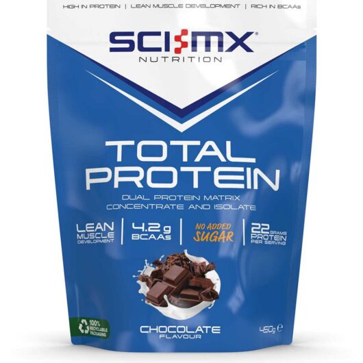 Sci-Mx Total Protein Powder Chocolate 450g