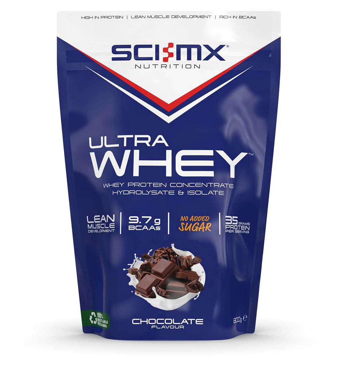 Sci-Mx Ultra Whey Protein Powder Chocolate 800g