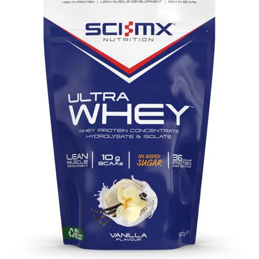 Sci-Mx Ultra Whey Protein Powder Vanilla 800g