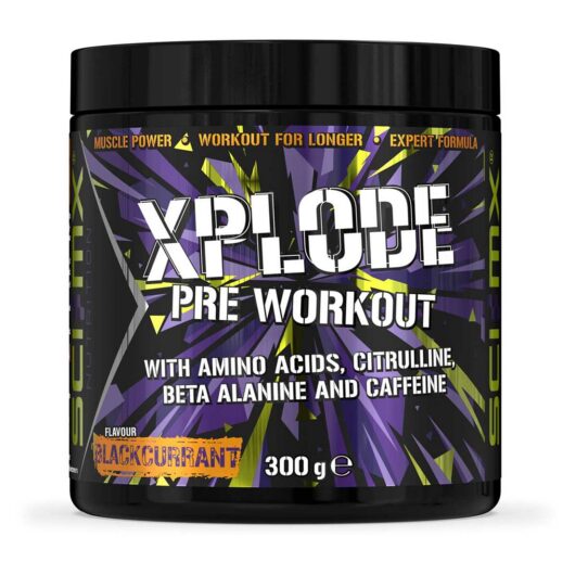 Sci-Mx X-Plode Pre-Workout Powder Blackcurrant 300g