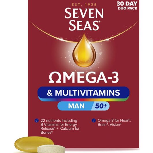Seven Seas Omega-3 & Multivitamins Man 50+ 30-Day Duo Pack