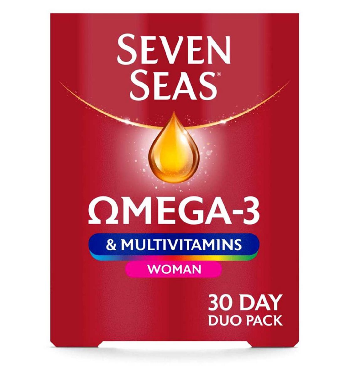 Seven Seas Omega-3 & Multivitamins Woman 30-Day Duo Pack