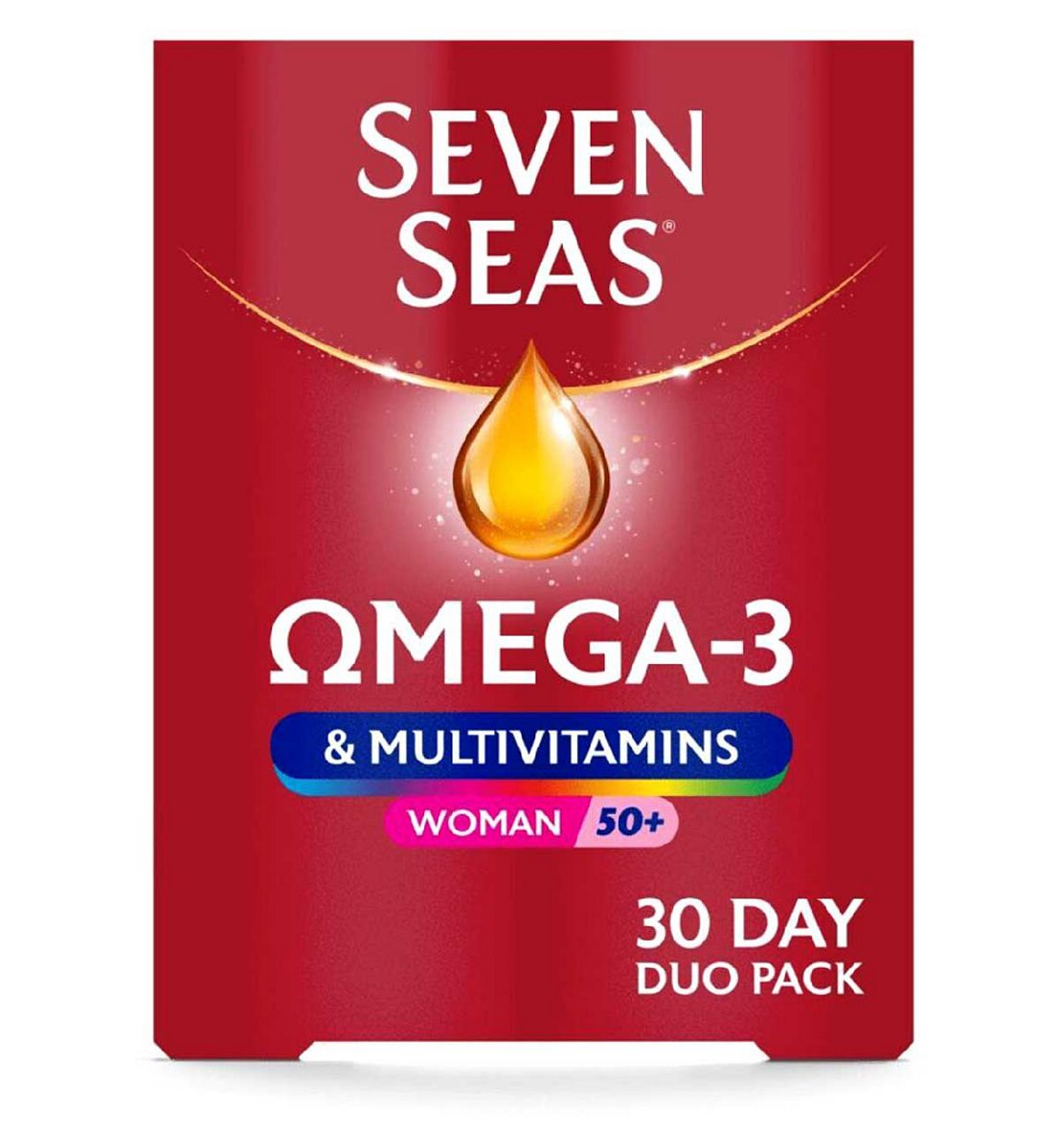 Seven Seas Omega-3 & Multivitamins Woman 50+ Supplements 30-Day Pack