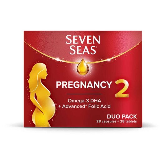 Seven Seas Pregnancy Vitamins With Omega-3 Dha And Advanced* Folic Acid - Duo Pack 28 Capsules + Tablets