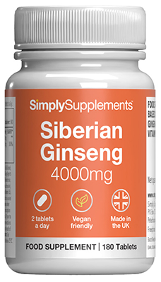 Siberian Ginseng Extract 4000mg (180 Tablets)