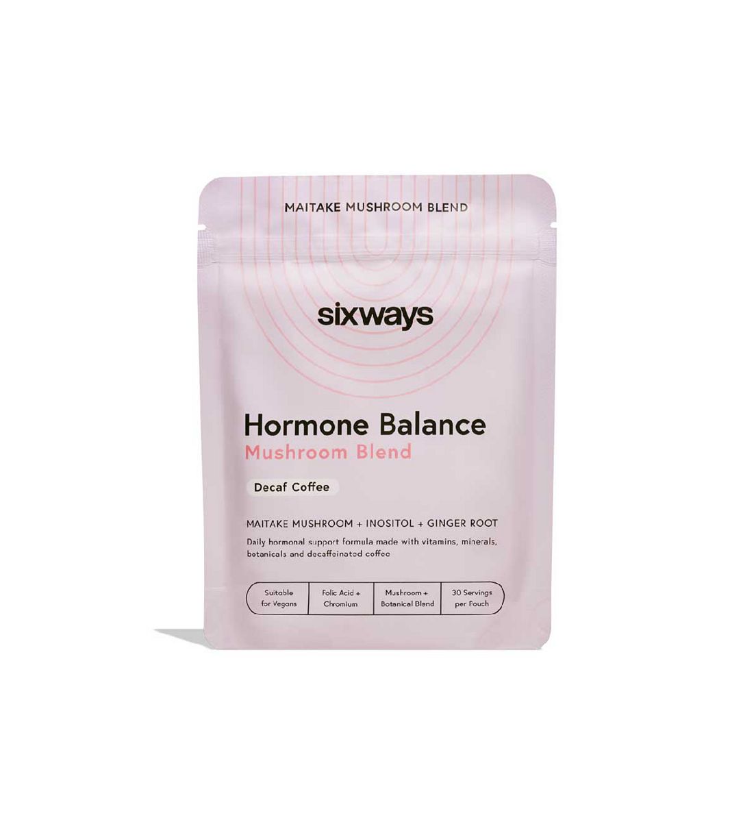 Sixways Hormone Balance Mushroom Blend Decaf Coffee Powder 150g