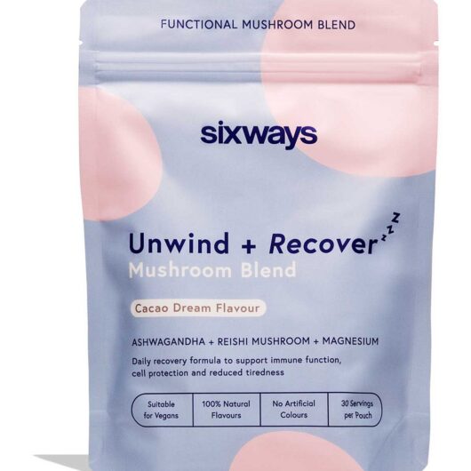 Sixways Unwind And Recover Powder Cacao Dream Flavour 150g