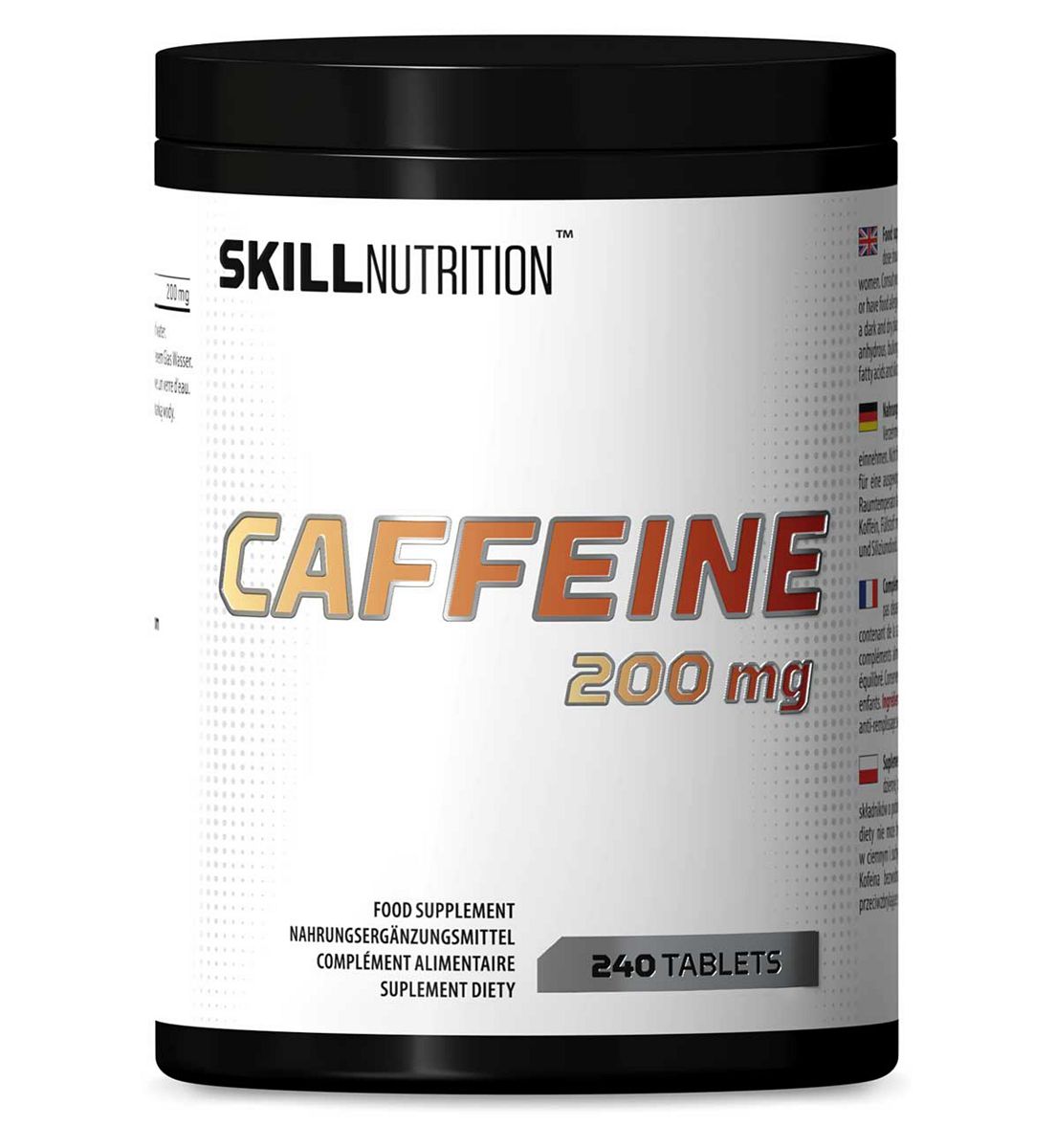 Skill Nutrition Caffeine 200Mg Tablets 240S