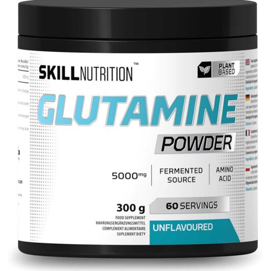 Skill Nutrition Glutamine Powder Unflavoured 300g