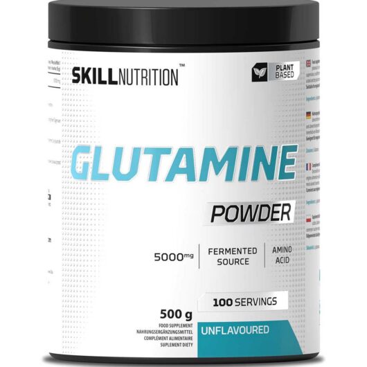 Skill Nutrition Glutamine Powder Unflavoured 500g