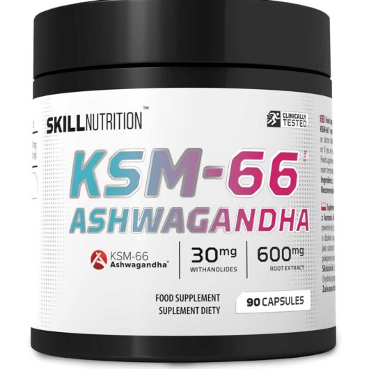 Skill Nutrition Ksm-66 Ashwagandha Vegan Capsules 90S