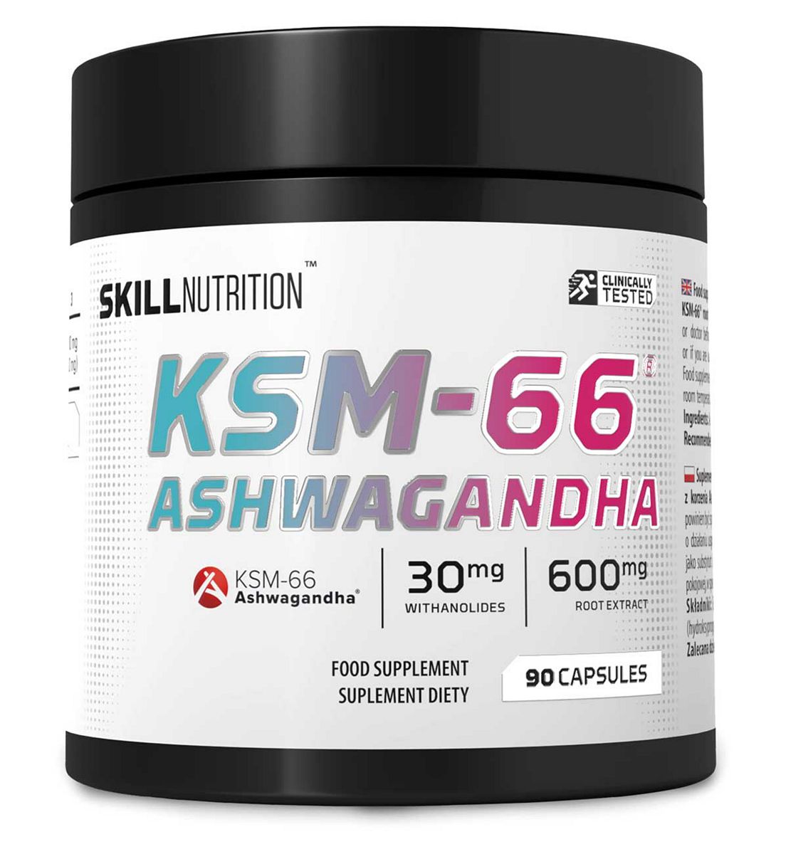Skill Nutrition Ksm-66 Ashwagandha Vegan Capsules 90S