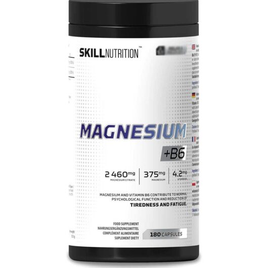 Skill Nutrition Magnesium + B6 Capsules 180S