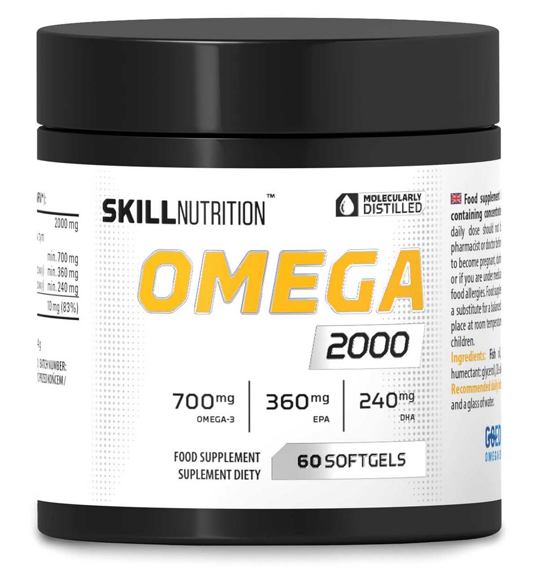 Skill Nutrition Omega 2000 Soft Gels 60S
