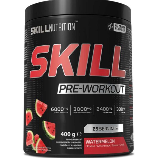 Skill Nutrition Skill Pre Workout Powder Watermelon 400g