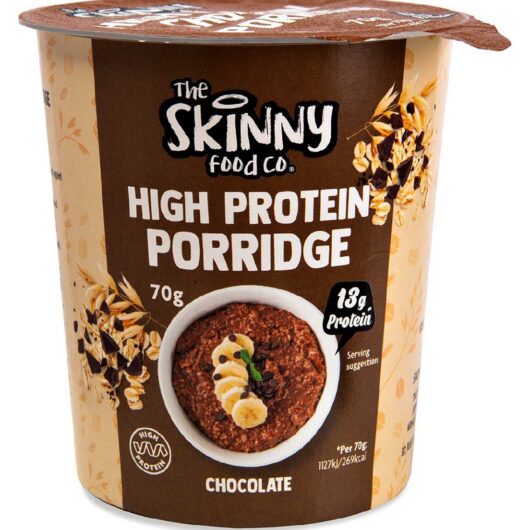 Skinny Food Co High Protein Porridge Pot Chocolate 70g