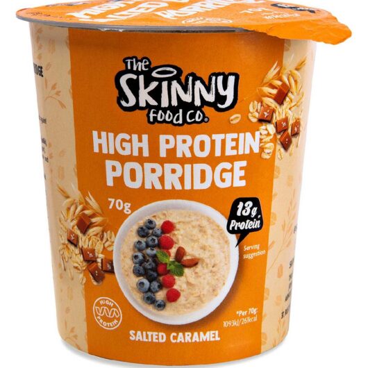 Skinny Food Co High Protein Porridge Pot Salted Caramel 70g