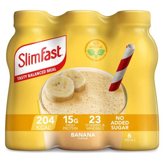 Slim Fast Slimfast Banana Shake Multipack 325Ml 6S